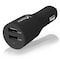 Power Up! USB Plug - 4.8a Dual USB Black 191-052901 - alternate 2